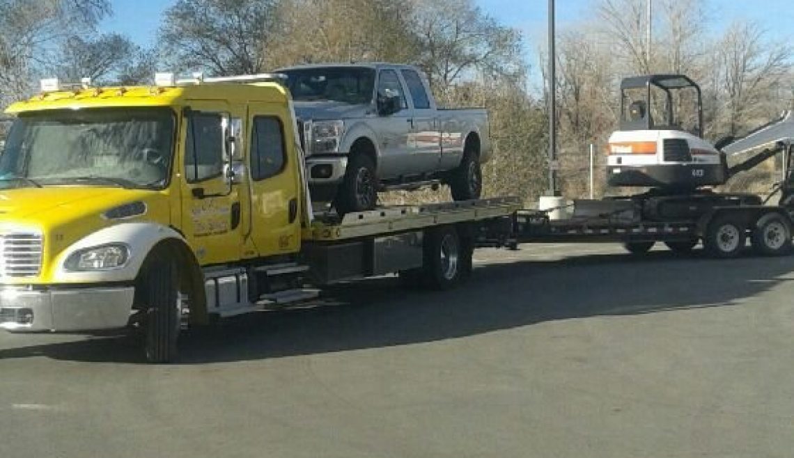 Pickup and Loaded Trailer Recovery