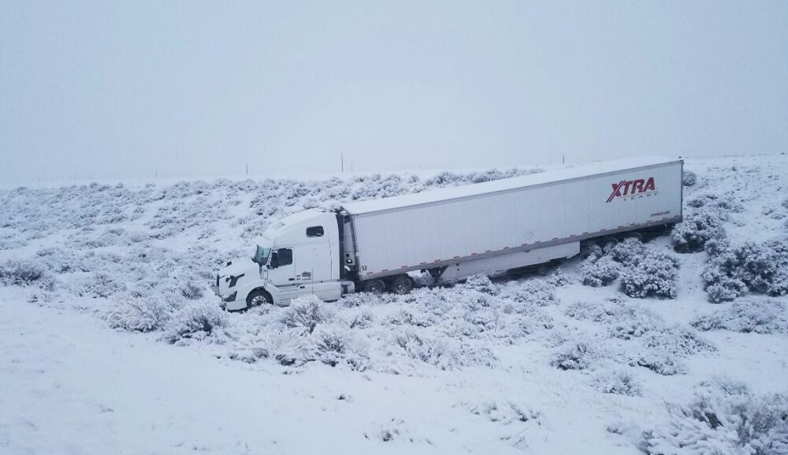 Snowy Truck Recovery